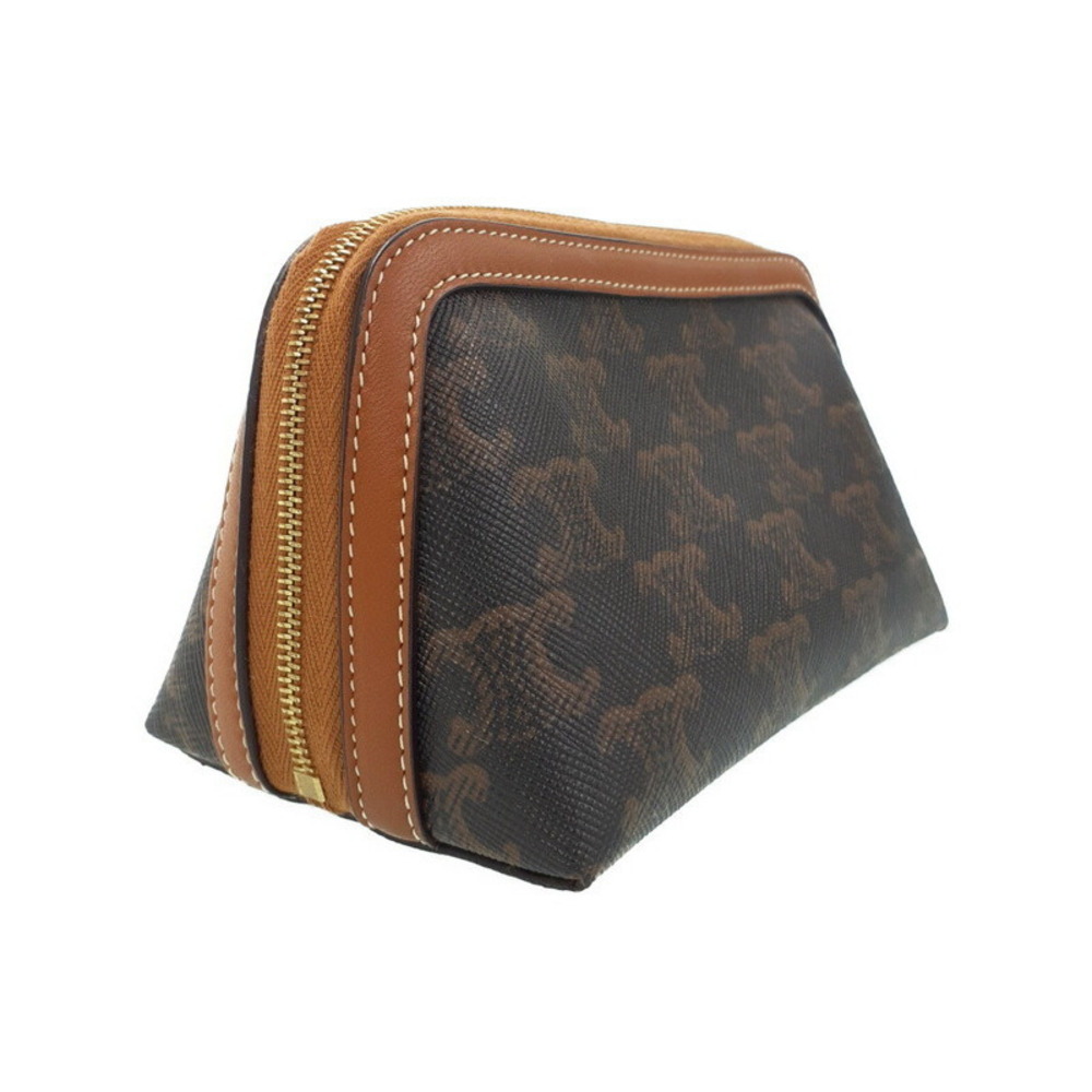 Celine Triomphe Canvas Cosmetic Pouch - Picture 2 of 9